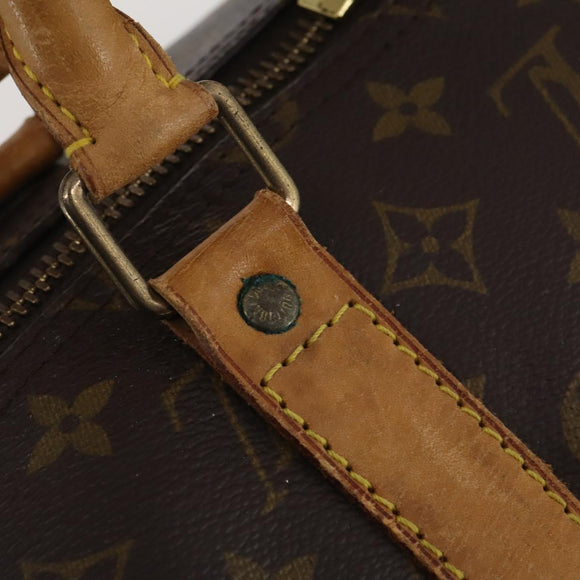 LOUIS VUITTON Monogram Keepall 55 Boston Bag M41424 LV Auth 188507