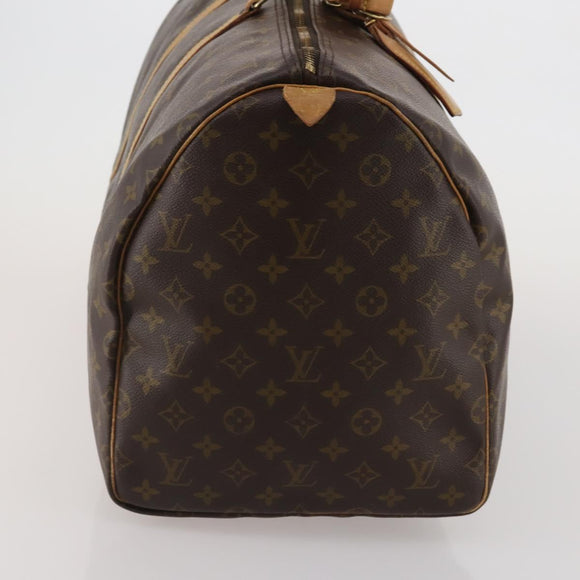 LOUIS VUITTON Monogram Keepall 55 Boston Bag M41424 LV Auth 188507