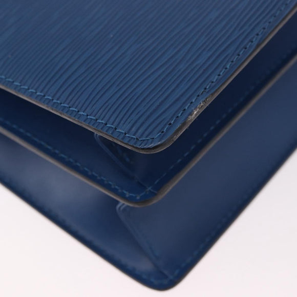 LOUIS VUITTON Epi Capuchin Shoulder Bag Blue M52345 LV Auth 188508