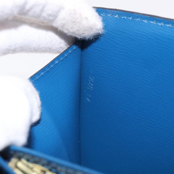LOUIS VUITTON Epi Capuchin Shoulder Bag Blue M52345 LV Auth 188508