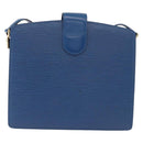 LOUIS VUITTON Epi Capuchin Shoulder Bag Blue M52345 LV Auth 188508-2