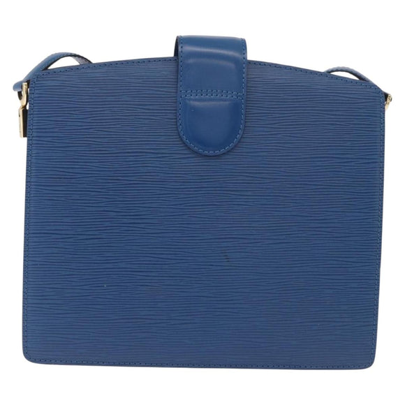 LOUIS VUITTON Epi Capuchin Shoulder Bag Blue M52345 LV Auth 188508