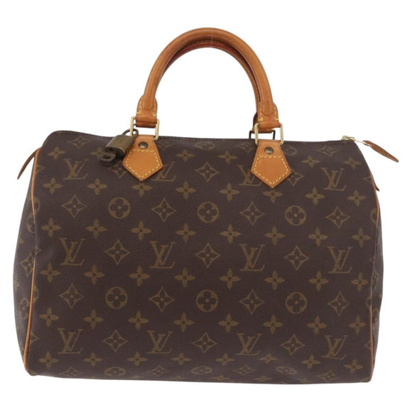 LOUIS VUITTON Monogram Speedy 30 Hand Bag M41526 LV Auth 188510SAV
