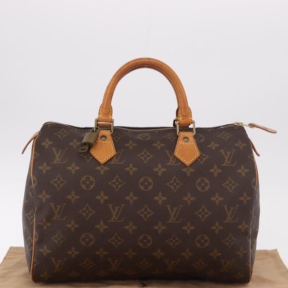 LOUIS VUITTON Monogram Speedy 30 Hand Bag M41526 LV Auth 188510SAV