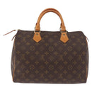 LOUIS VUITTON Monogram Speedy 30 Hand Bag M41526 LV Auth 188510SAV-2