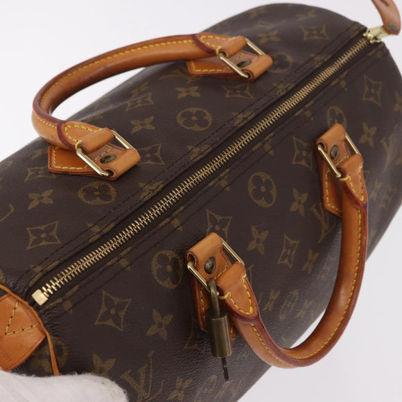 LOUIS VUITTON Monogram Speedy 30 Hand Bag M41526 LV Auth 188510SAV