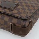 LOUIS VUITTON Damier Ebene Brooklyn PM Shoulder Bag N51210 LV Auth 188513-15