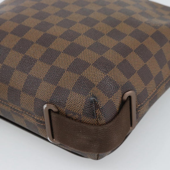 LOUIS VUITTON Damier Ebene Brooklyn PM Shoulder Bag N51210 LV Auth 188513
