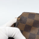 LOUIS VUITTON Damier Ebene Brooklyn PM Shoulder Bag N51210 LV Auth 188513-9