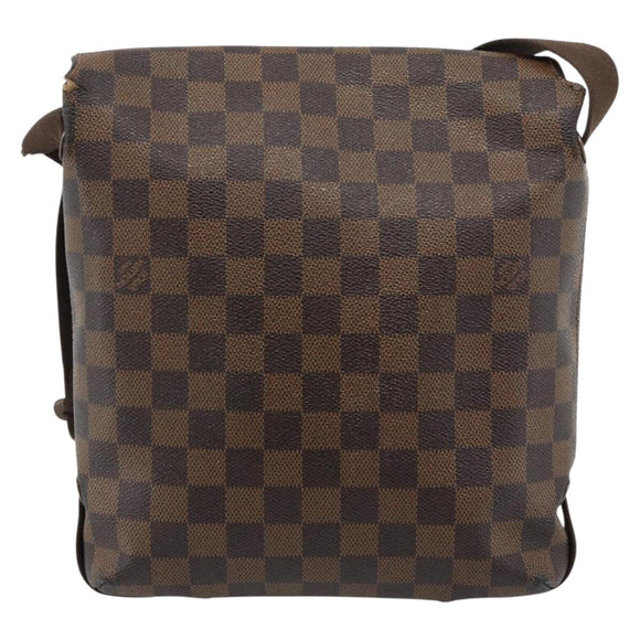 LOUIS VUITTON Damier Ebene Brooklyn PM Shoulder Bag N51210 LV Auth 188513