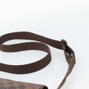 LOUIS VUITTON Damier Ebene Brooklyn PM Shoulder Bag N51210 LV Auth 188513-14