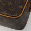 LOUIS VUITTON Monogram Hudson Shoulder Bag M40027 LV Auth 188515SAV-17