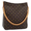 LOUIS VUITTON Monogram Looping GM Shoulder Bag M51145 LV Auth 188519SAV-1