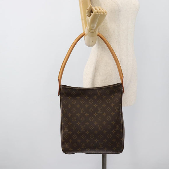 LOUIS VUITTON Monogram Looping GM Shoulder Bag M51145 LV Auth 188519SAV