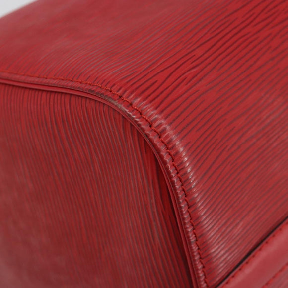 LOUIS VUITTON Epi Speedy 30 Handtas Castilian Rood M43007 LV Auth 188522V