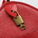 LOUIS VUITTON Epi Speedy 30 Handtas Castilian Rood M43007 LV Auth 188522V-18