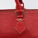 LOUIS VUITTON Epi Speedy 30 Handtas Castilian Rood M43007 LV Auth 188522V-19