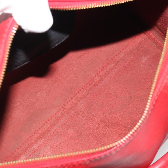 LOUIS VUITTON Epi Speedy 30 Handtas Castilian Rood M43007 LV Auth 188522V