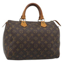 LOUIS VUITTON Monogram Speedy 30 Hand Bag M41526 LV Auth 188523A-1