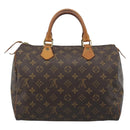 LOUIS VUITTON Monogram Speedy 30 Hand Bag M41526 LV Auth 188523A-2