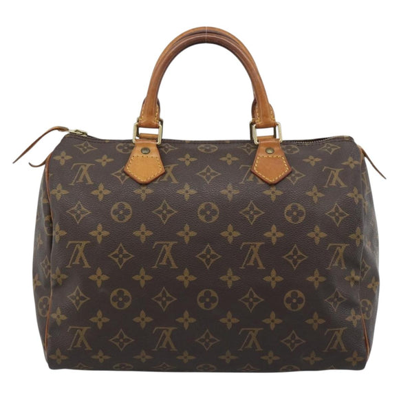 LOUIS VUITTON Monogram Speedy 30 Hand Bag M41526 LV Auth 188523A
