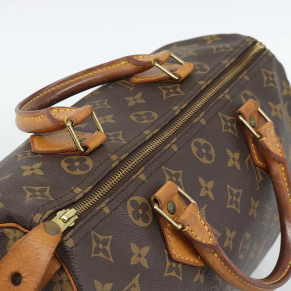 LOUIS VUITTON Monogram Speedy 30 Hand Bag M41526 LV Auth 188523A