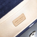 Jimmy Choo Chain Shoulder Bag plastic Navy Auth 188525-11