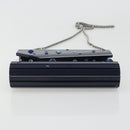 Jimmy Choo Chain Shoulder Bag plastic Navy Auth 188525-5