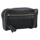 GIVENCHY Shoulder Bag Canvas Black Auth 188526-1