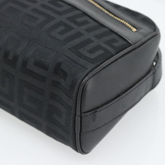 GIVENCHY Shoulder Bag Canvas Black Auth 188526