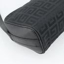 GIVENCHY Shoulder Bag Canvas Black Auth 188526-16