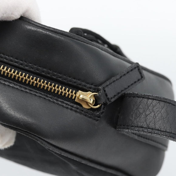 GIVENCHY Shoulder Bag Canvas Black Auth 188526