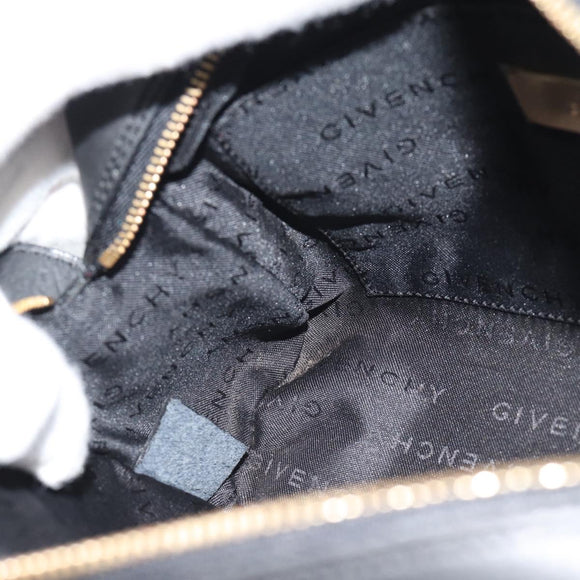 GIVENCHY Shoulder Bag Canvas Black Auth 188526