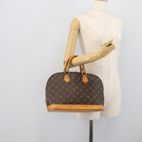 LOUIS VUITTON Monogram Alma Hand Bag M51130 LV Auth 188527