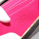 LOUIS VUITTON Multicolor Zippy Coin Purse Black M93740 LV Auth 188528A-10