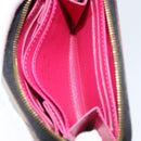 LOUIS VUITTON Multicolor Zippy Coin Purse Black M93740 LV Auth 188528A-18