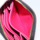 LOUIS VUITTON Multicolor Zippy Coin Purse Black M93740 LV Auth 188528A-19