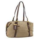 PRADA Shoulder Bag Shoulder Bag Canvas Beige Auth 188534SAV-1