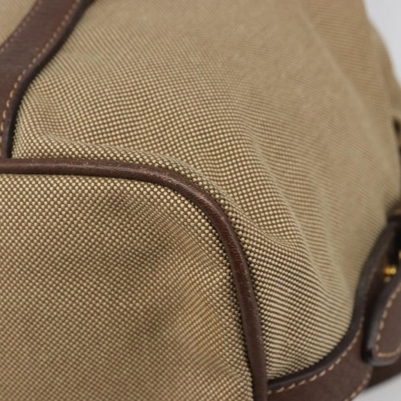 PRADA Shoulder Bag Shoulder Bag Canvas Beige Auth 188534SAV