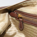 PRADA Shoulder Bag Shoulder Bag Canvas Beige Auth 188534SAV-24