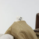PRADA Shoulder Bag Shoulder Bag Canvas Beige Auth 188534SAV-10