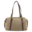 PRADA Shoulder Bag Shoulder Bag Canvas Beige Auth 188534SAV-2