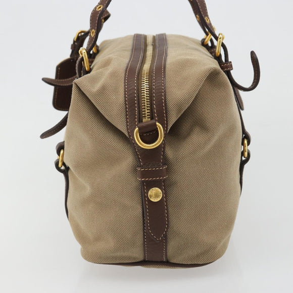PRADA Shoulder Bag Shoulder Bag Canvas Beige Auth 188534SAV