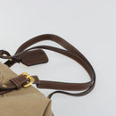 PRADA Shoulder Bag Shoulder Bag Canvas Beige Auth 188534SAV-14