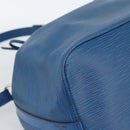 LOUIS VUITTON Epi Petit Noe Shoulder Bag Blue M44105 LV Auth 188537-14