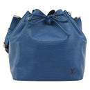 LOUIS VUITTON Epi Petit Noe Shoulder Bag Blue M44105 LV Auth 188537-13