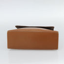 LOEWE Velazquez Hand Bag Leather Brown Gold Auth 188539-5