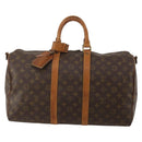 LOUIS VUITTON Monogram Keepall Bandouliere 45 Boston Bag M41418 LV Auth 188540-13