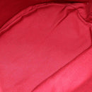 GUCCI Shoulder Bag Leather Red Silver 598086 Auth 188541V-10