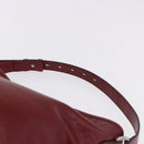 GUCCI Shoulder Bag Leather Red Silver 598086 Auth 188541V-8